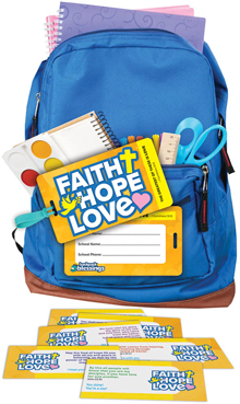 2024-2025 Backpack Blessings Kit; Tags/Tear Off Sheets