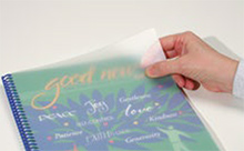 Planner Clear Front & Back Plastic Cover
