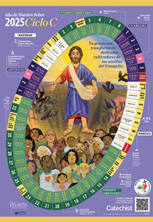 Año de Nuestro Señor 2024 - Calendario litúrgico para las familias (Español)