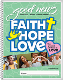 2023-2024 Elementary Catholic Teacher Good News Planner With Grade Book
